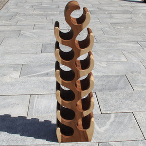 Weinhalter Holz, 12 Flaschen, Weinhalter Baumstamm, Holzstamm kaufen