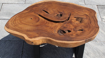 Baumscheiben-Couchtisch: Qualitäts- & Trocknungs-Check vor dem Kauf