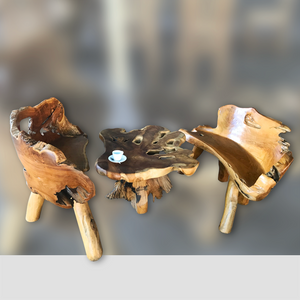 Exklusiver Massivholz Baumstamm Tisch – Handgefertigtes Design-Unikat