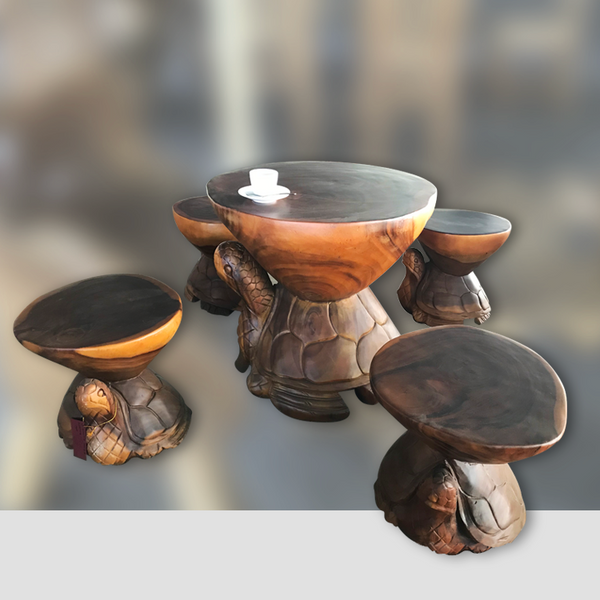 Kaffee Tisch und Stuhl-- Schildkröte