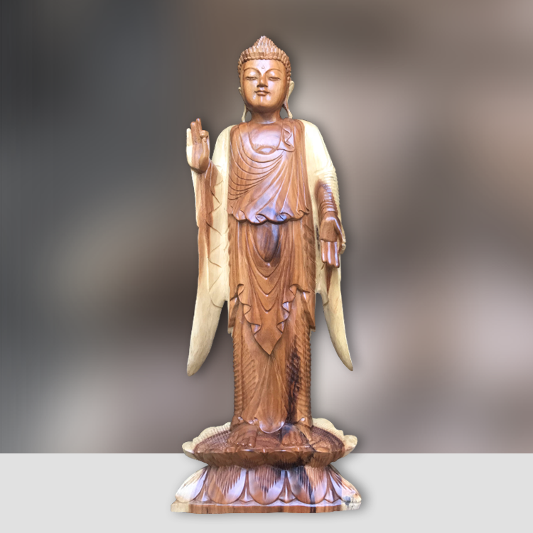 Buddha Deko | stehender Buddha | Buddha-Statue | Buddha Figur 100cm