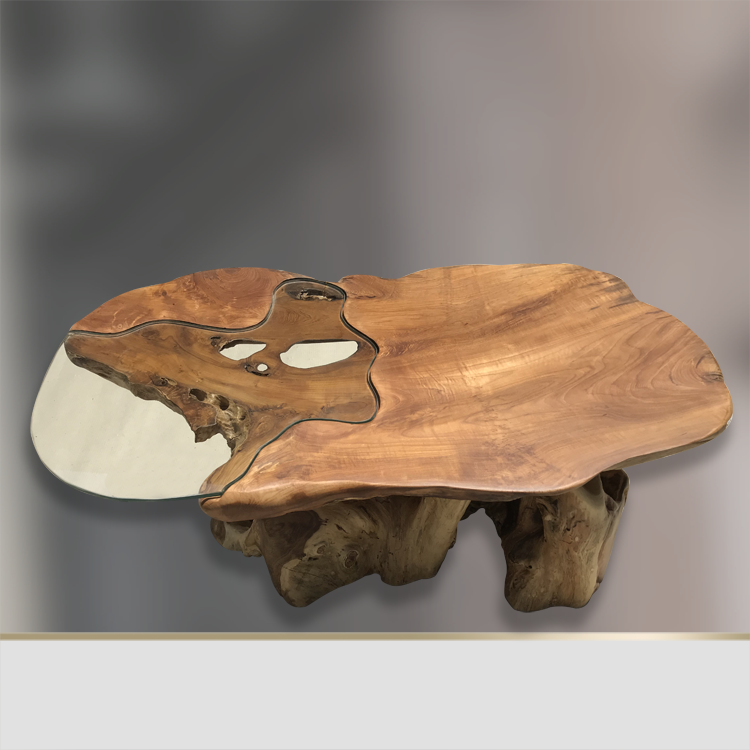 Wurzeltisch, Wurzelholztisch Wohnzimmer, Wurzeltisch kaufen 119cm