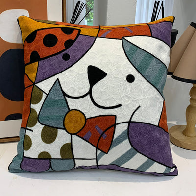 Kissen | besonderes Muster | kuschelige Strickkissenbezug 45x45cm-3