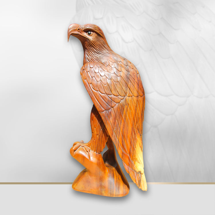 Adler Deko, Adlerholz kaufen, Adler Skulptur Holz, Adler Statue 50cm