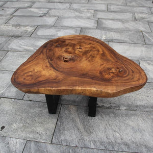 Baumscheibe Couchtisch, Baumscheibe Tisch, Holzstammtisch 90cm