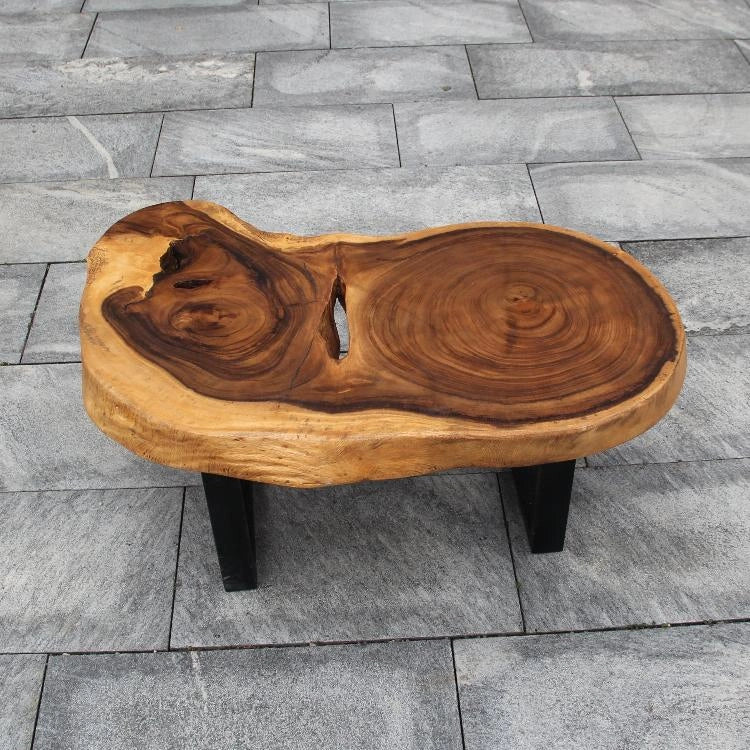 Baumscheibe Tisch design, Baumstammtisch modern, moderne Couchtisch