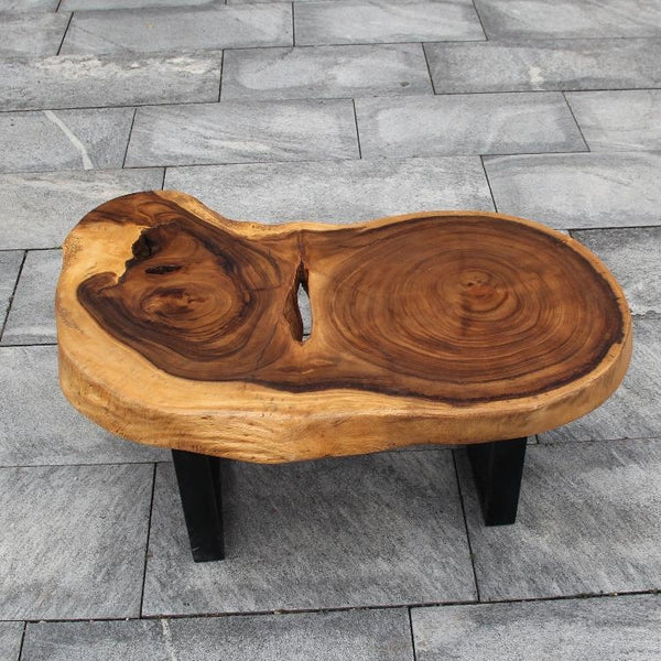 Baumstamm Tisch, Couchtisch Holzstamm, Baumscheibe Tisch 110cm