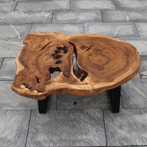 Baumstamm Couchtisch Akazie – Hell, Natur, Mit Astloch, Schweiz kaufen