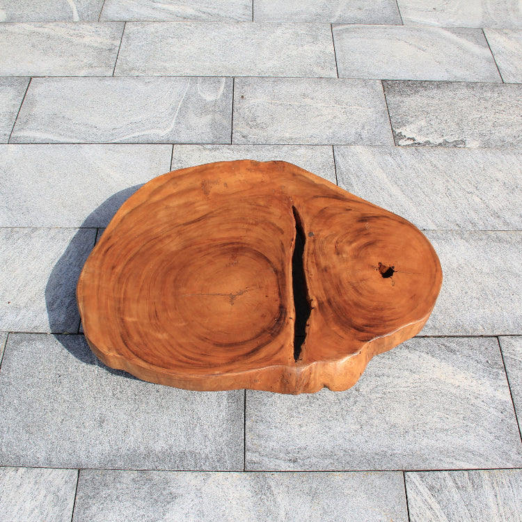 Baumstamm Couchtisch Akazie – Naturkante & Unikatform, Schweiz kaufen