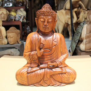 Buddha Figur kaufen Schweiz – Handgeschnitzt & Sofort verfügbar