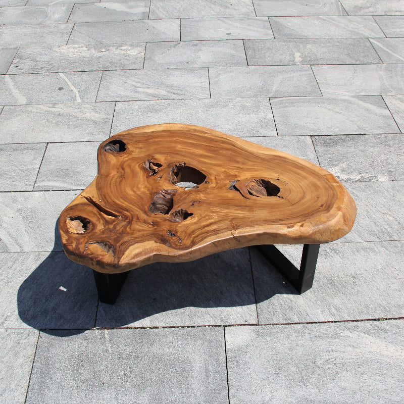 Couchtisch Akazie dunkel 101x80 kaufen | Massivholz Tisch Schweiz