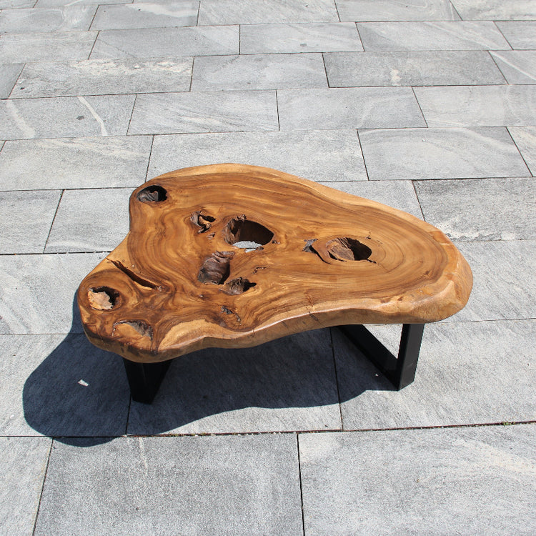 Couchtisch Akazie dunkel 101x80 kaufen | Massivholz Tisch Schweiz