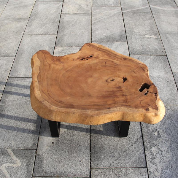 Couchtisch Baumscheibe, Baumscheibe Tisch, Holzstamm Tisch 85cm