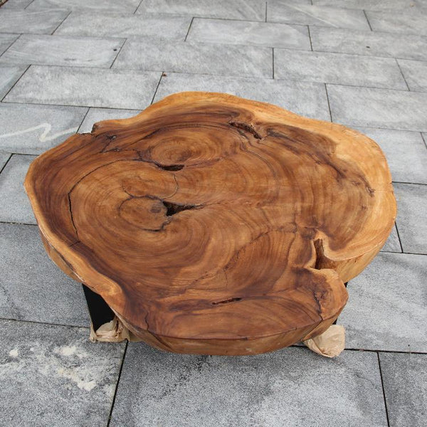 Couchtisch Holz rund , Salontisch rund, Wohnzimmertisch rund 94cm