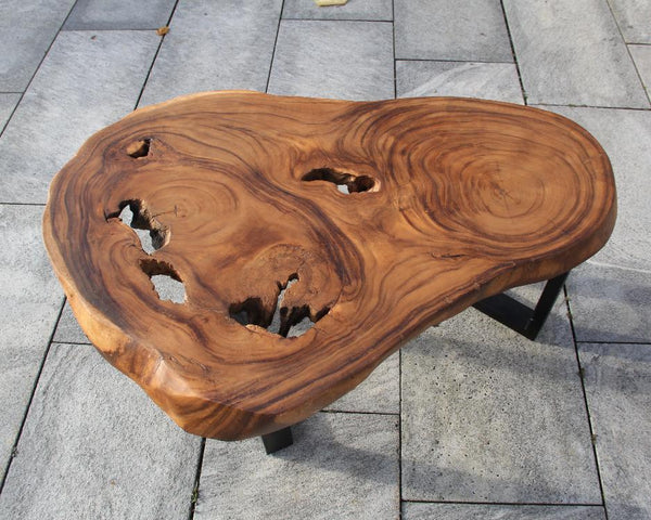 Couchtisch Holzstamm, Salontisch Holzstamm, Baumstamm Tisch 105cm