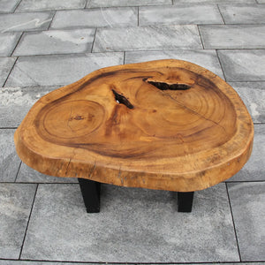 Couchtisch Holzstamm, Salontisch Holzstamm, Baumstamm Tisch 90cm