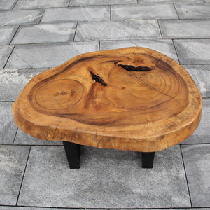 Couchtisch Holzstamm, Salontisch Holzstamm, Baumstamm Tisch 90cm