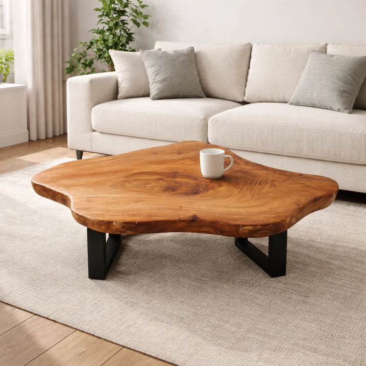 Couchtisch XXL groß aus Holz 123 cm – ab Lager Schaffhausen