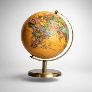 Antik Globus Deko 20 cm – kleiner Vintage-Globus als Tisch- und Büro-Deko für Wohnzimmer, Home-Office oder Chefbüro, edles Geschenk für Reisefans, Lehrer und Geschäftsleute, online kaufen im Deko Shop Zürich, Schweiz