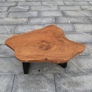 Großer Couchtisch aus Massivholz kaufen | Handgemacht bei Buddha Deko