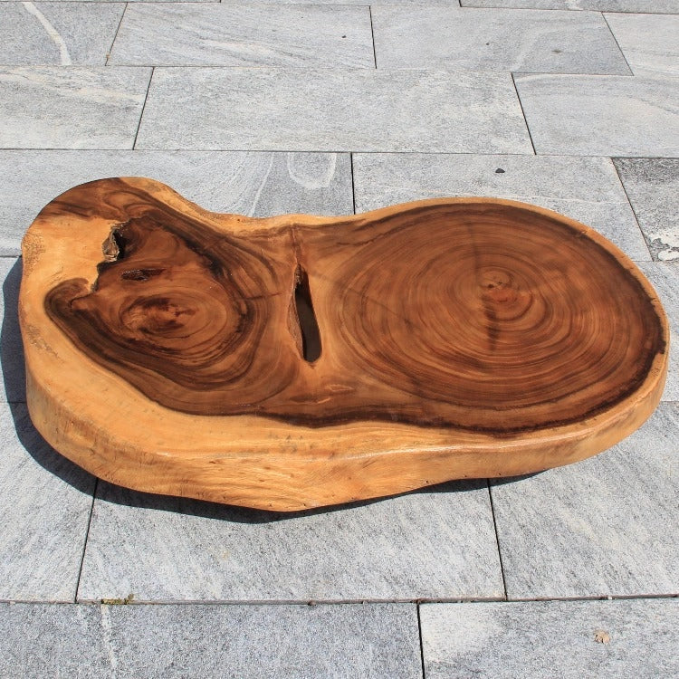 Baumscheibe Tisch design, Baumstammtisch modern, modern Couchtisch
