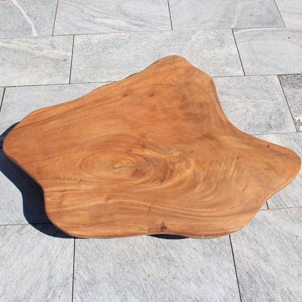 Baumstamm Tisch modern, Großer Baumscheibe design, Holzscheibe Tisch