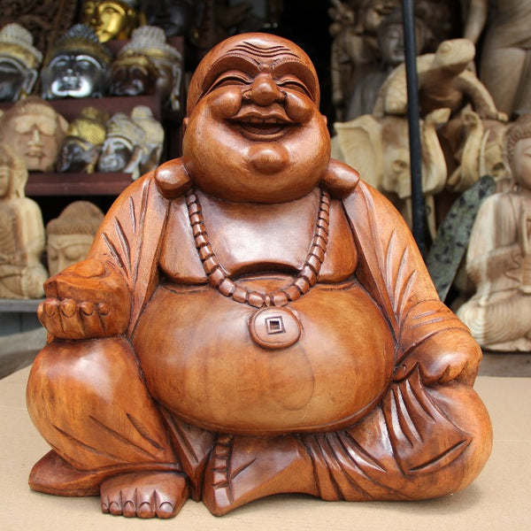 Buddha-Statue | happy Buddha | Lächelndes Buddha | Buddha Figur 40cm