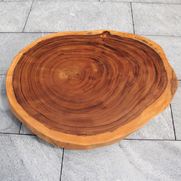 Tisch Baumscheibe, Beistelltisch Baumstamm, Couchtisch Baum 92cm