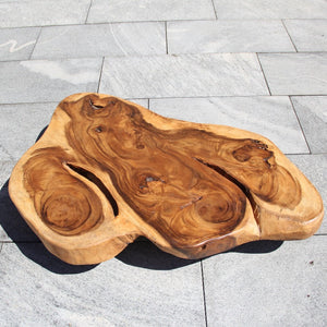 Baumscheibe Couchtisch, Holzscheibe Tisch, Baumstamm Tisch 107cm