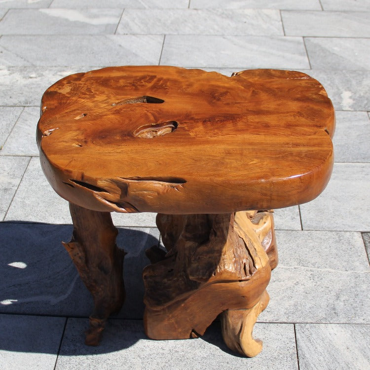 Hoher Couchtisch Holz, Holztisch Höhe 60cm, Kaffeetisch klein