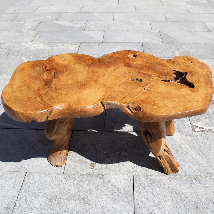 Wurzeltisch, Teakholz, Tisch Wurzel, Couchtisch aus Wurzel 115cm