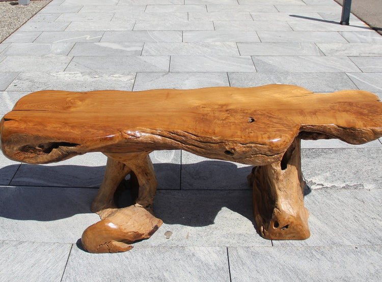 Große Wohnzimmertisch, Wurzelholztisch XXL, Wurzeltisch Große 155cm