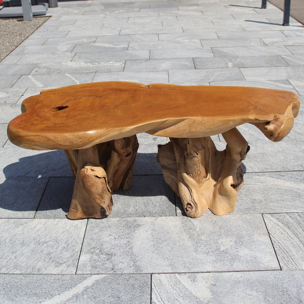 XXL Wurzeltisch, Großer Couchtisch, Holz Wohnzimmer Tisch Große 137cm