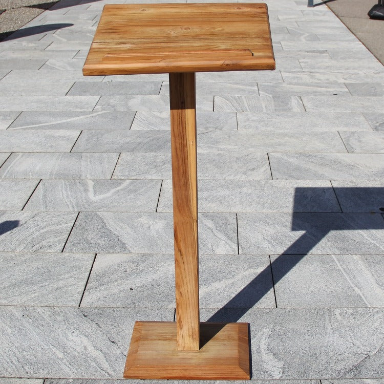 Menühalter Holz, Menüständer Holz, Speisekarten Ständer Teak 110