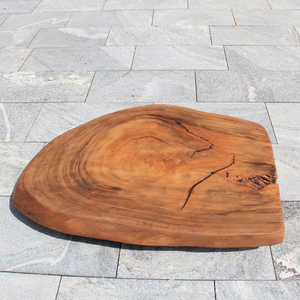 Tisch aus Baumscheibe,  Baumscheibe Tischplatte, Holzstamm 115cm