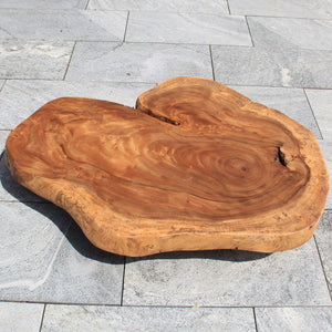 Couchtisch aus einem Baumscheibe, Baumstammtisch, Holzstamm Tisch