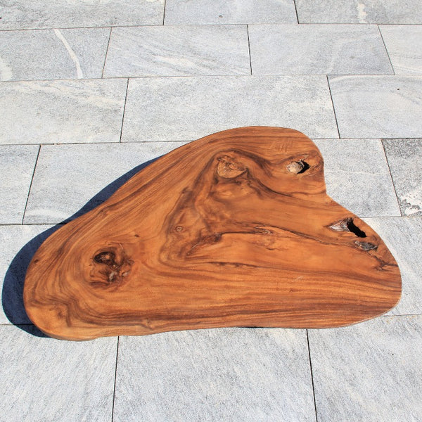 Holzscheibe | Couchtisch Suarholz | Holzmöbel 113x87cm