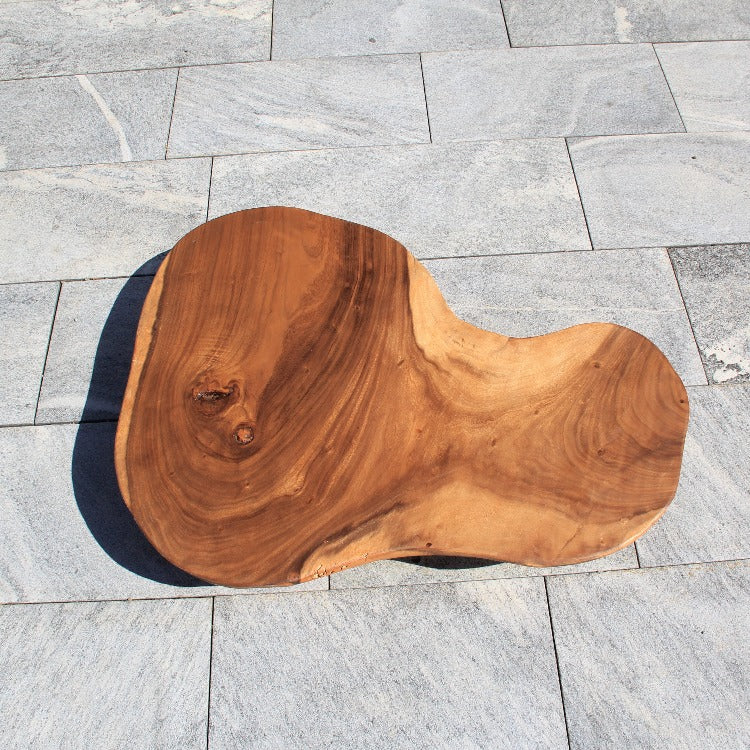 Couchtisch Baumstamm, massivholz Salontisch, Baumscheibe Tisch 107cm