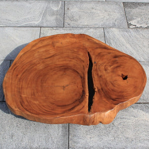 Naturholz Couchtisch, Salontisch aus einem Stück Baumscheibe, Baumstamm
