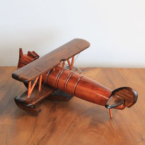 Holzspielzeug Deko, Holzflugzeug, Tisch Deko, Holzgleiter