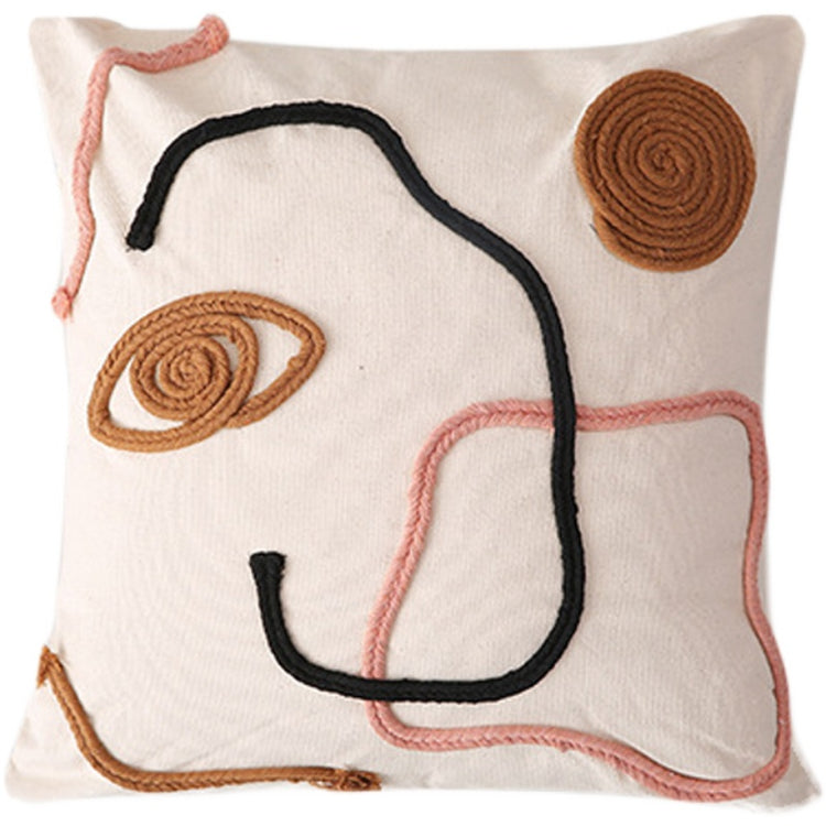 Kissen | besonderes Muster | kuschelige Strickkissenbezug 45cmX45cm-1