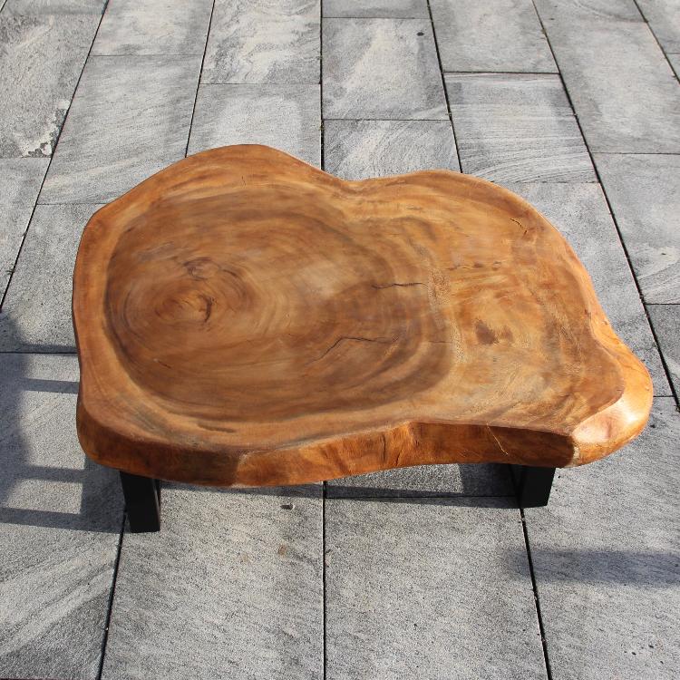 Salontisch Baumscheibe, Baumstamm Tisch aus einem stück 105cm
