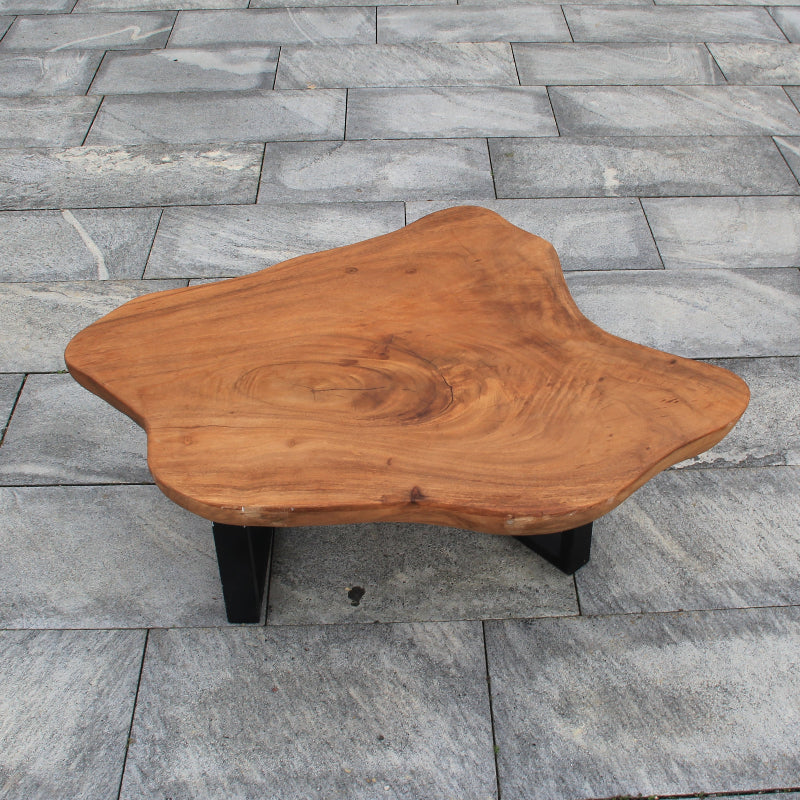 Salontisch aus Akazienholz – Fünfeckiges Design, 123 cm | Schweiz kaufen