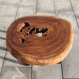 Suarholz Couchtisch klein 76x80 – Massiv, Naturkante, Unikat, Schweiz kaufen