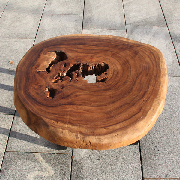 Suarholz Couchtisch klein 76x80 – Massiv, Naturkante, Unikat, Schweiz kaufen