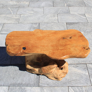 Teak Wurzeltisch mit Baumkante – Natürlich & Modern | Schweiz kaufen