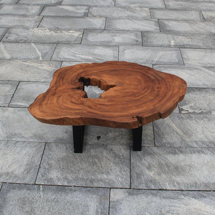 Tisch aus einem Baumstamm,  Baumstamm Tisch aus einem Stück 110cm