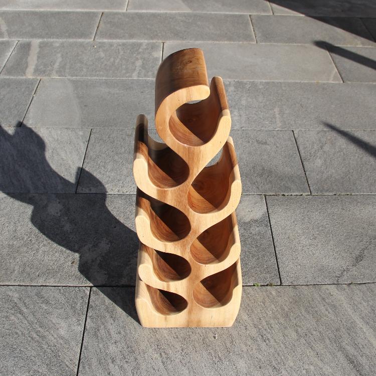 Weingestell, Weinregal Holz, Weinständer, Weinflaschen Halter 70