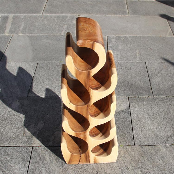 Weingestell, Weinregal Holz, Weinständer, Weinflaschen Halter 70