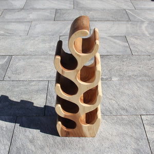 Weingestell, Weinregal Holz, Weinständer, Weinflaschen Halter 70cm 204